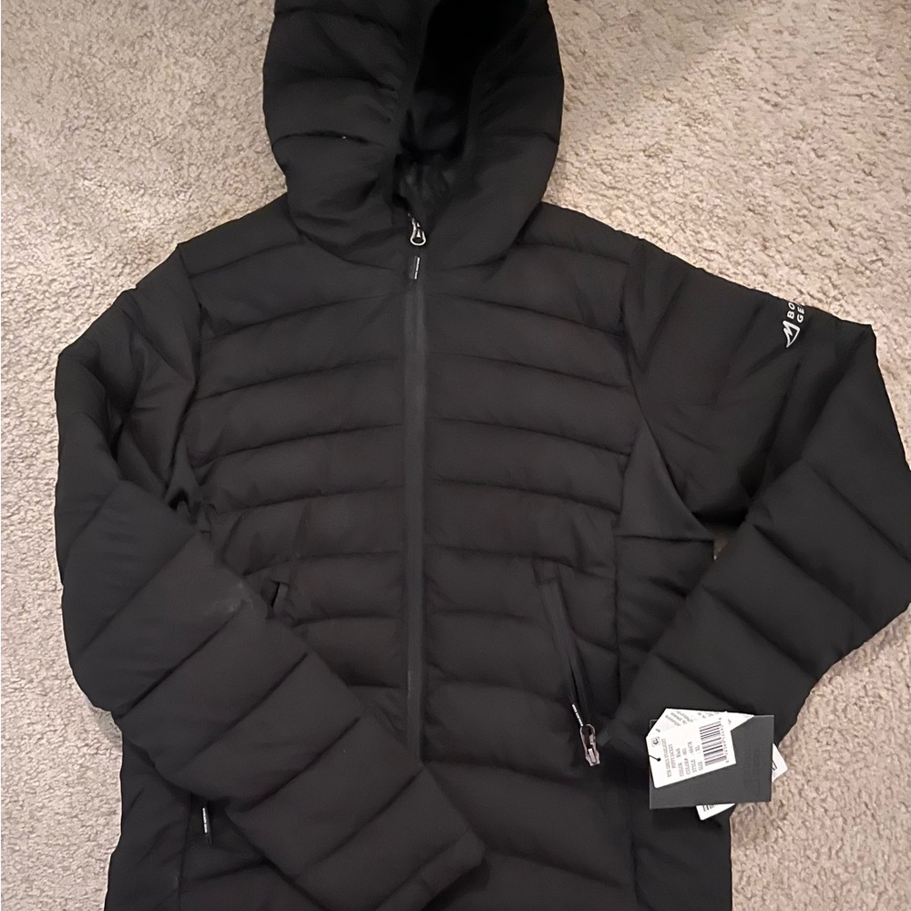 Kids Black Puffer Jacket